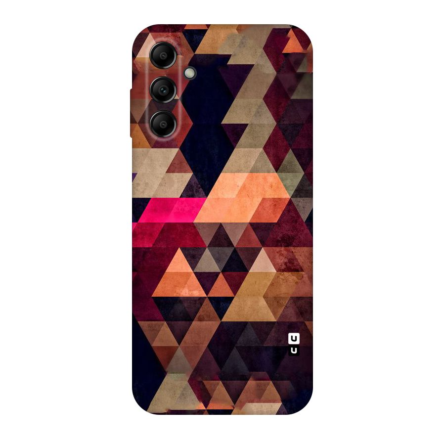 Abstract Beauty Triangles Original Polycarbonate Back Case for Galaxy A14 5G