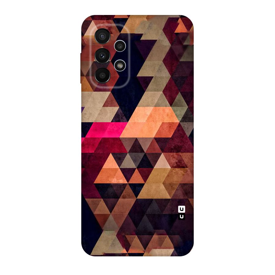 Abstract Beauty Triangles Original Polycarbonate Back Case for Galaxy A23