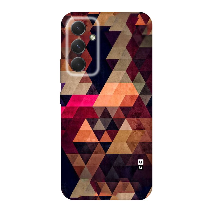 Abstract Beauty Triangles Original Polycarbonate Back Case for Galaxy A54