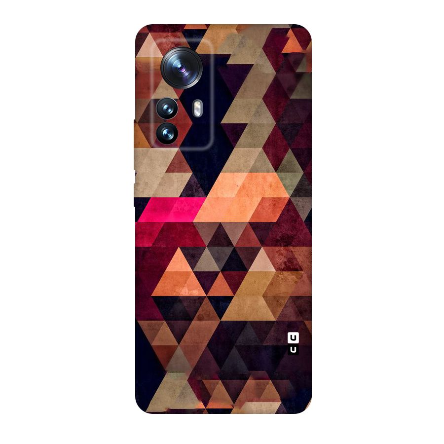 Abstract Beauty Triangles Original Polycarbonate Back Case for Xiaomi 12 Pro