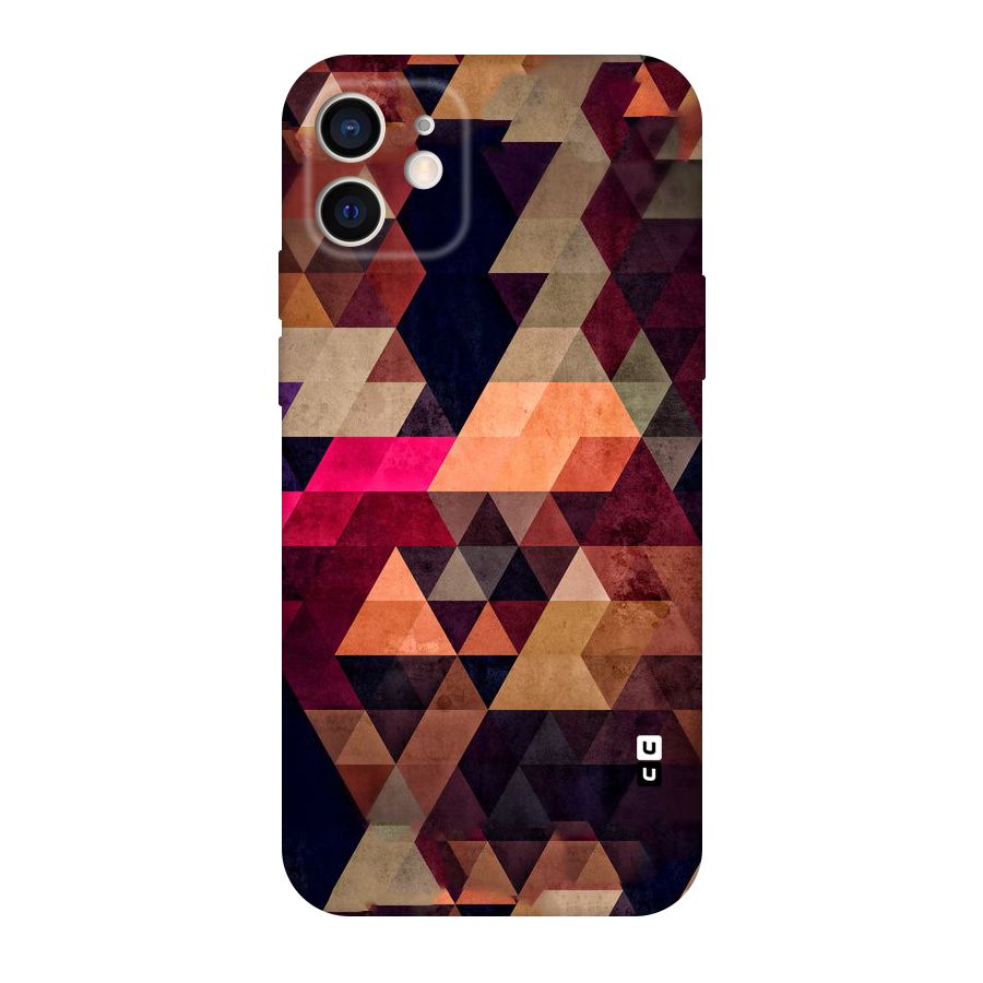 Abstract Beauty Triangles Original Polycarbonate Back Case for iPhone 12