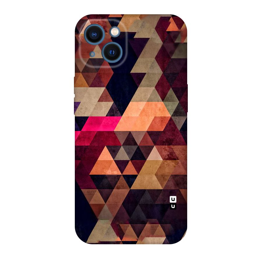 Abstract Beauty Triangles Original Polycarbonate Back Case for iPhone 13