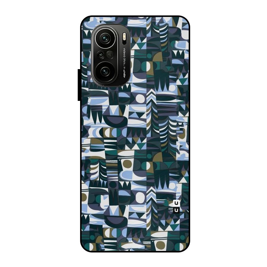 Abstract Blues Metal Back Case for Mi 11x