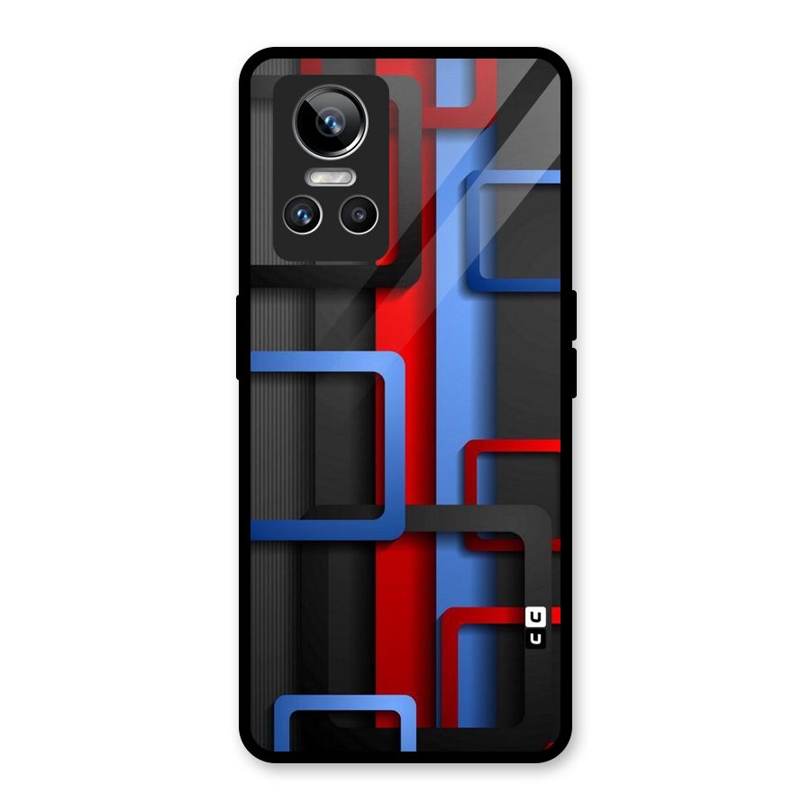 Abstract Box Glass Back Case for Realme GT Neo 3