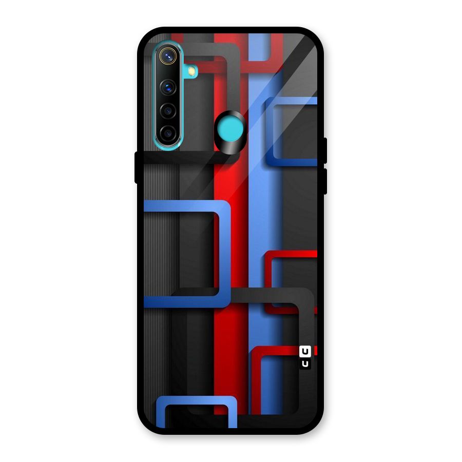 Abstract Box Glass Back Case for Realme Narzo 10
