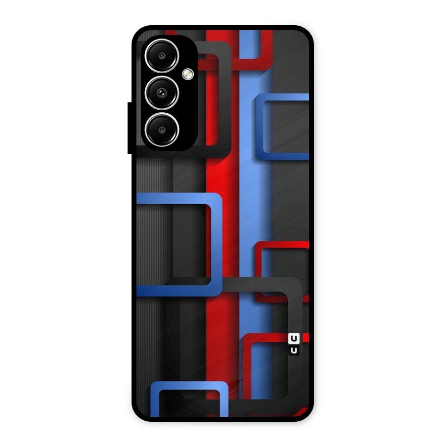 Abstract Box Metal Back Case for Galaxy A05s