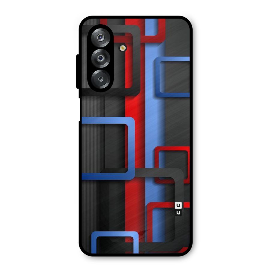Abstract Box Metal Back Case for Galaxy A26