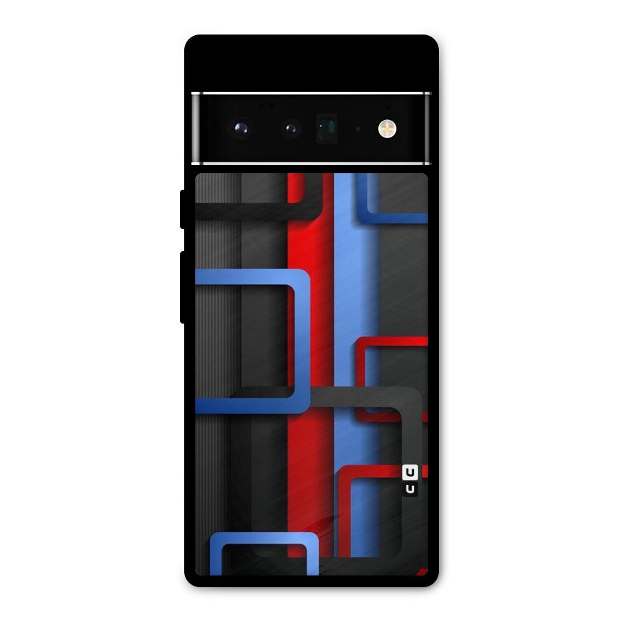 Abstract Box Metal Back Case for Google Pixel 6 Pro