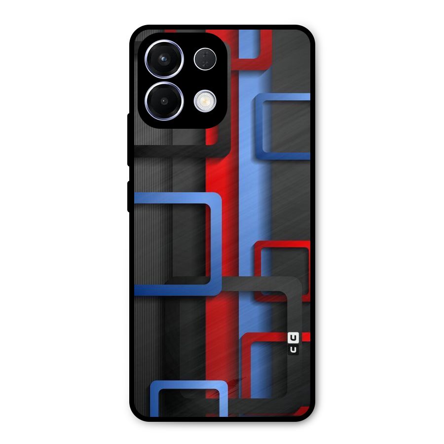 Abstract Box Metal Back Case for Oppo K13