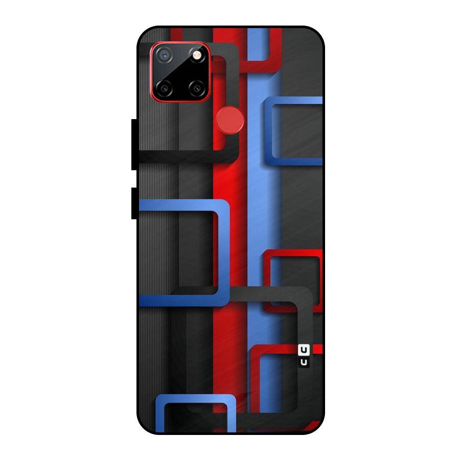 Abstract Box Metal Back Case for Realme C12