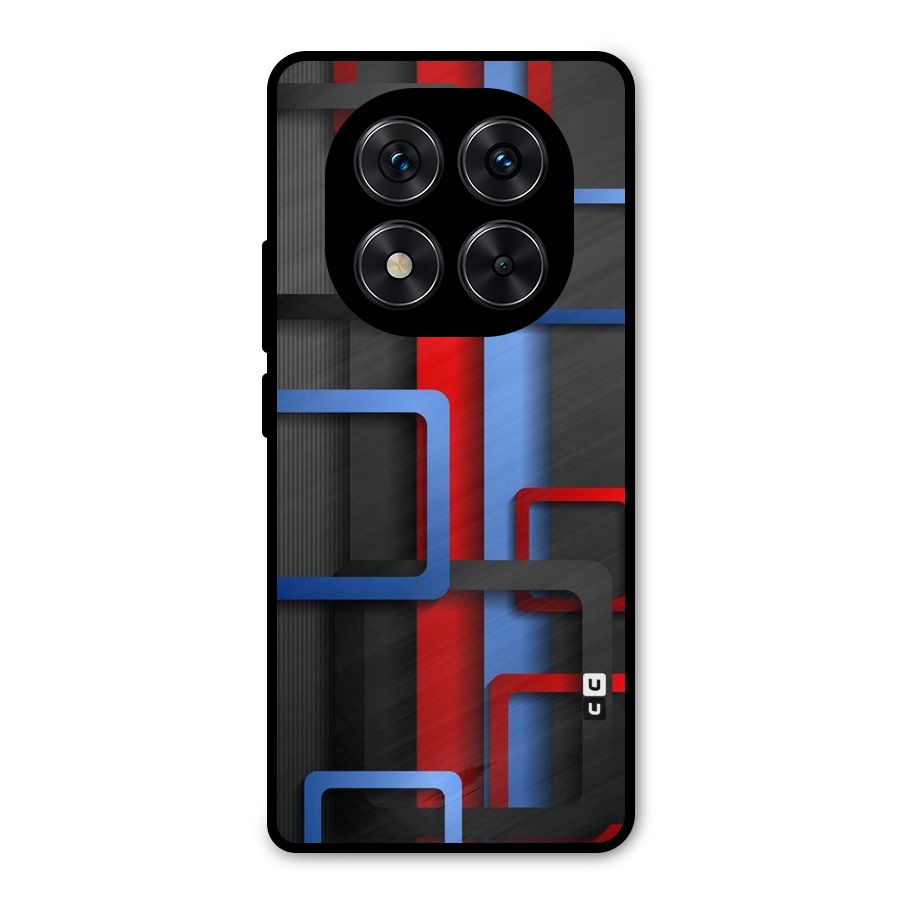 Abstract Box Metal Back Case for Redmi Note 14 Pro 5G