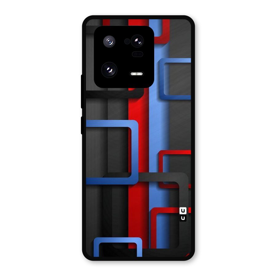 Abstract Box Metal Back Case for Xiaomi 13 Pro