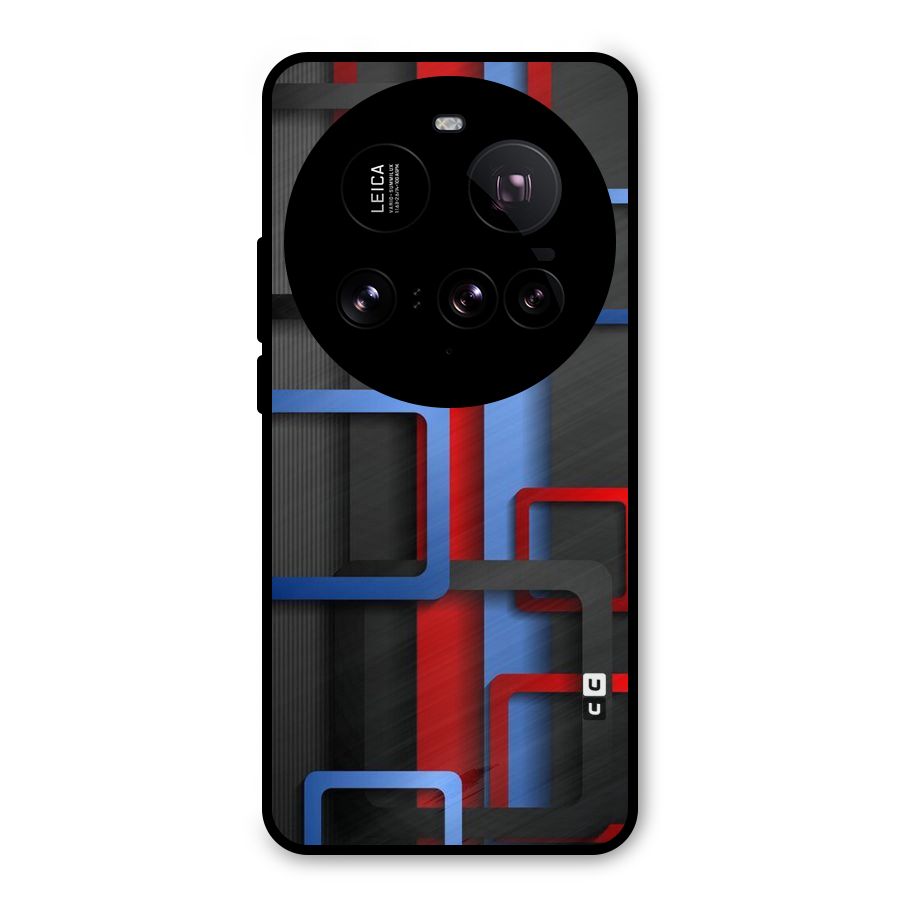 Abstract Box Metal Back Case for Xiaomi 15 Ultra