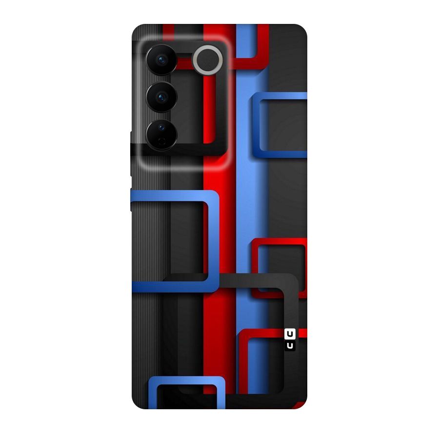 Abstract Box Original Polycarbonate Back Case for Vivo V27