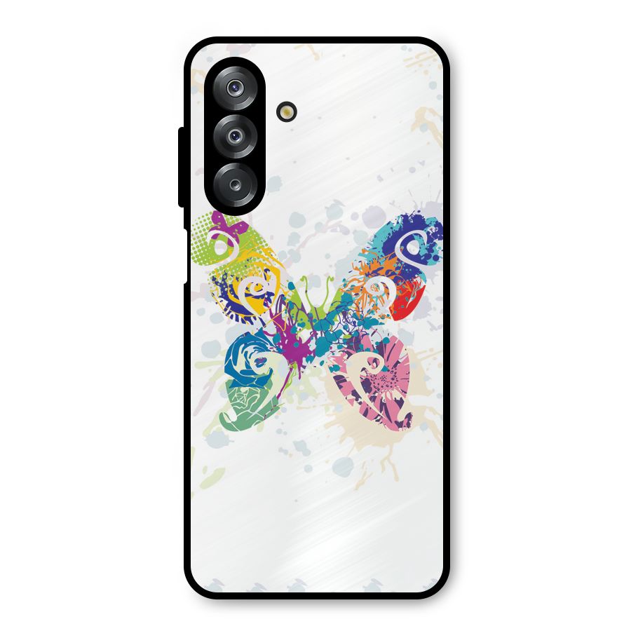 Abstract Butterfly Metal Back Case for Galaxy A26