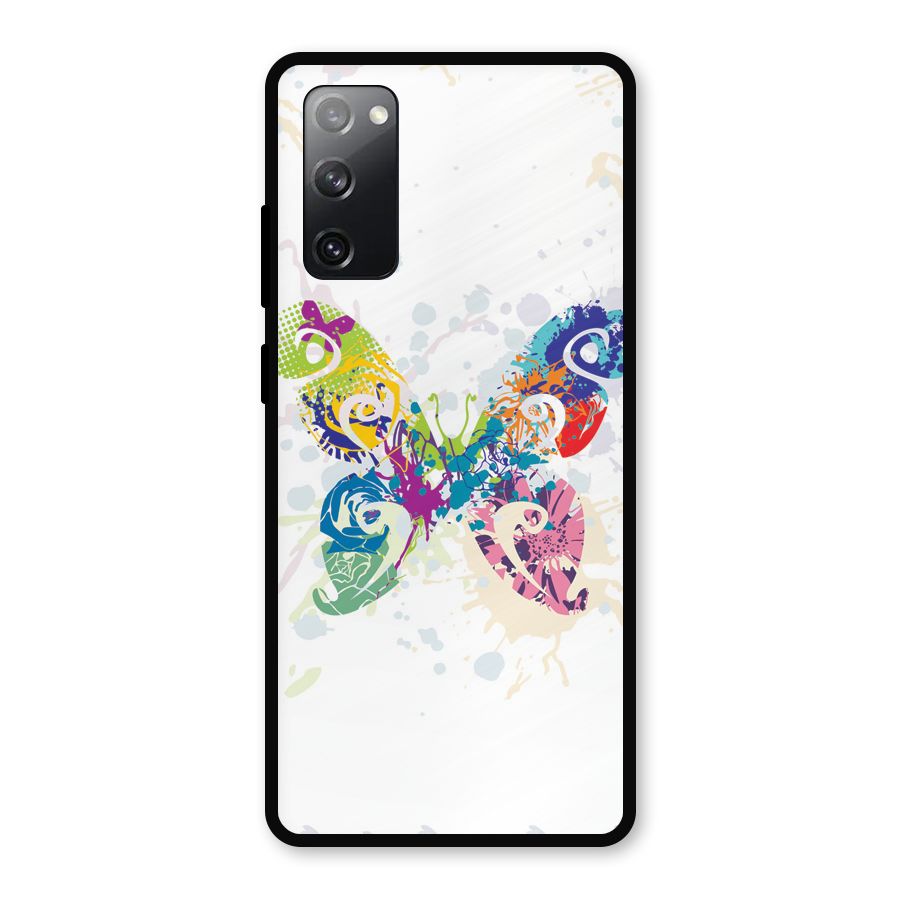 Abstract Butterfly Metal Back Case for Galaxy S20 FE 5G