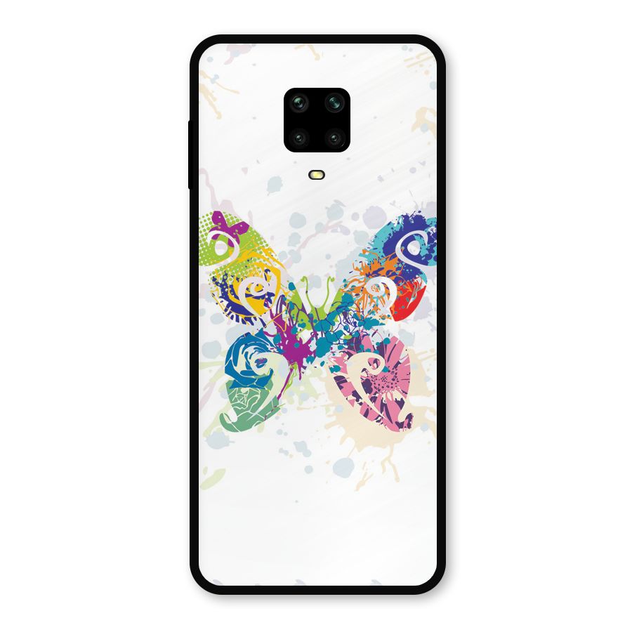 Abstract Butterfly Metal Back Case for Redmi Note 10 Lite