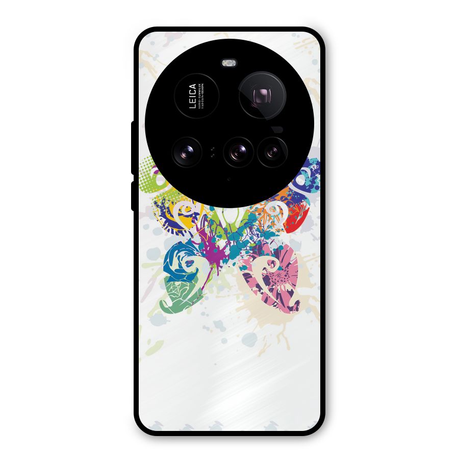 Abstract Butterfly Metal Back Case for Xiaomi 15 Ultra