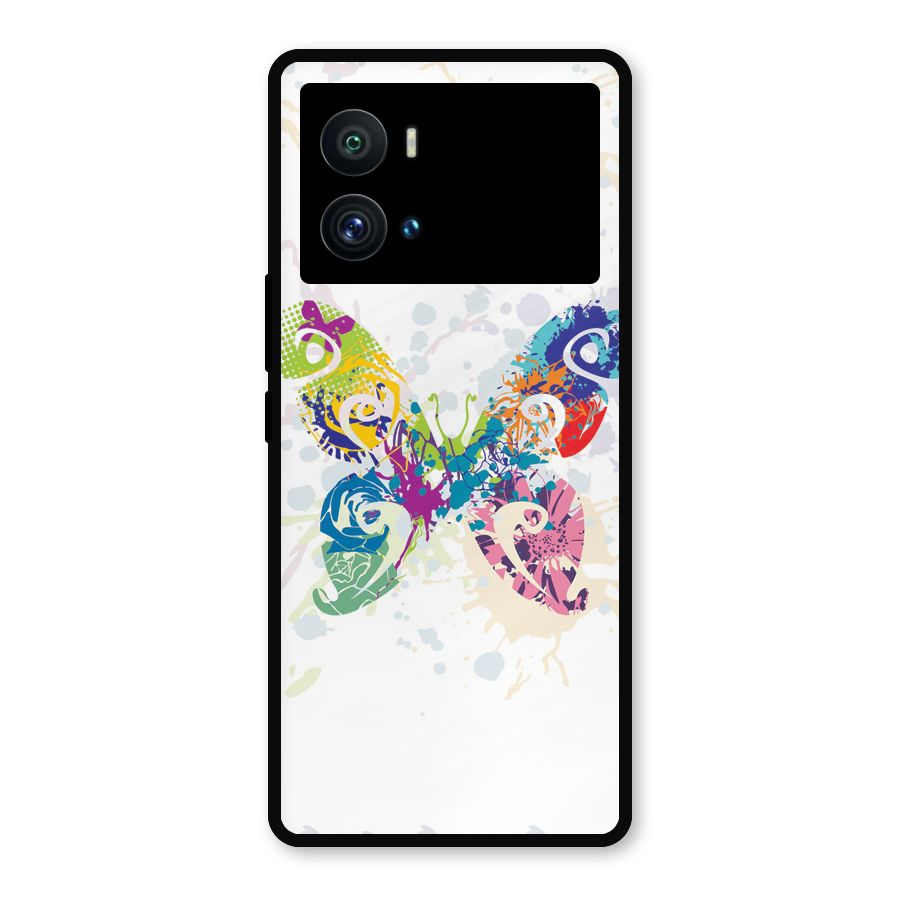 Abstract Butterfly Metal Back Case for iQOO 9 Pro