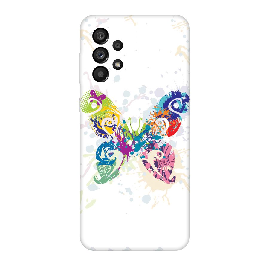 Abstract Butterfly Original Polycarbonate Back Case for Galaxy A73 5G