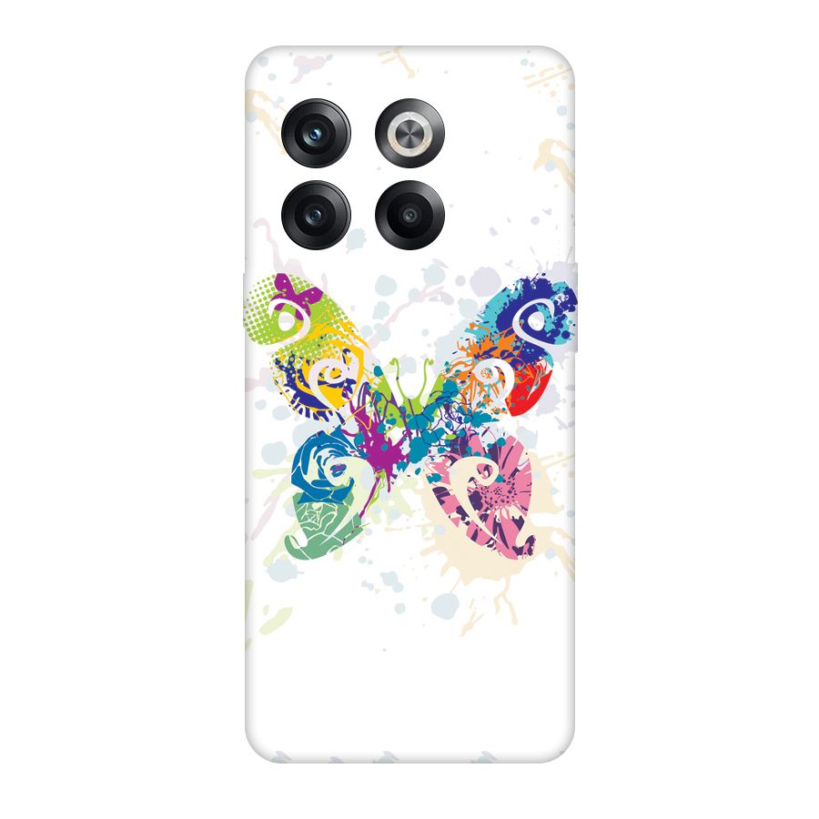 Abstract Butterfly Original Polycarbonate Back Case for OnePlus 10T