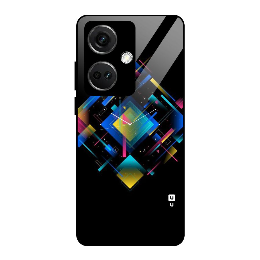 Abstract Clock Glass Back Case for OnePlus Nord CE 3 5G