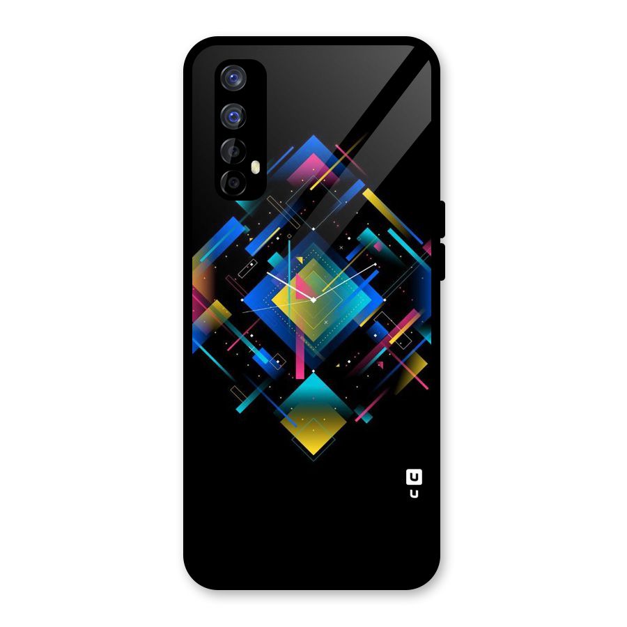 Abstract Clock Glass Back Case for Realme Narzo 20 Pro