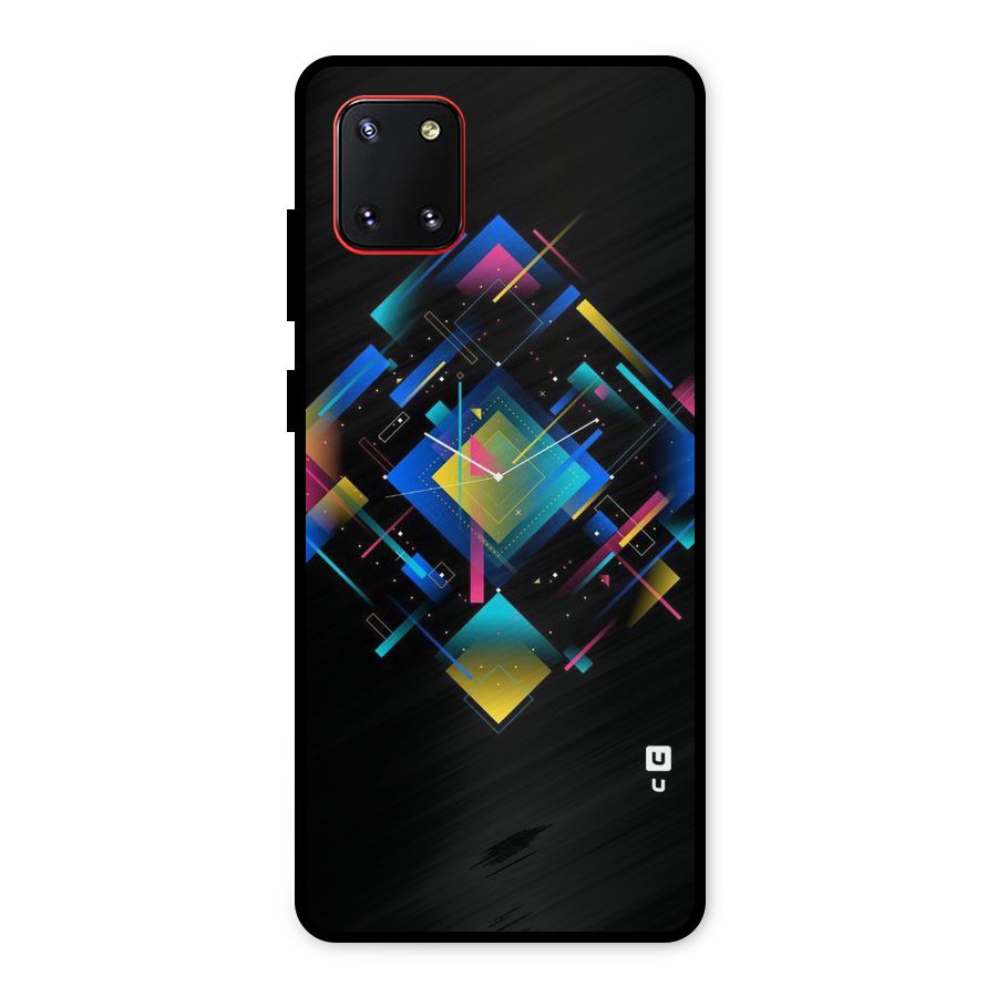 Abstract Clock Metal Back Case for Galaxy Note 10 Lite