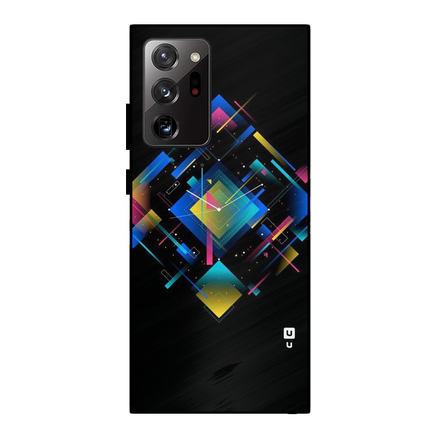 Abstract Clock Metal Back Case for Galaxy Note 20 Ultra 5G