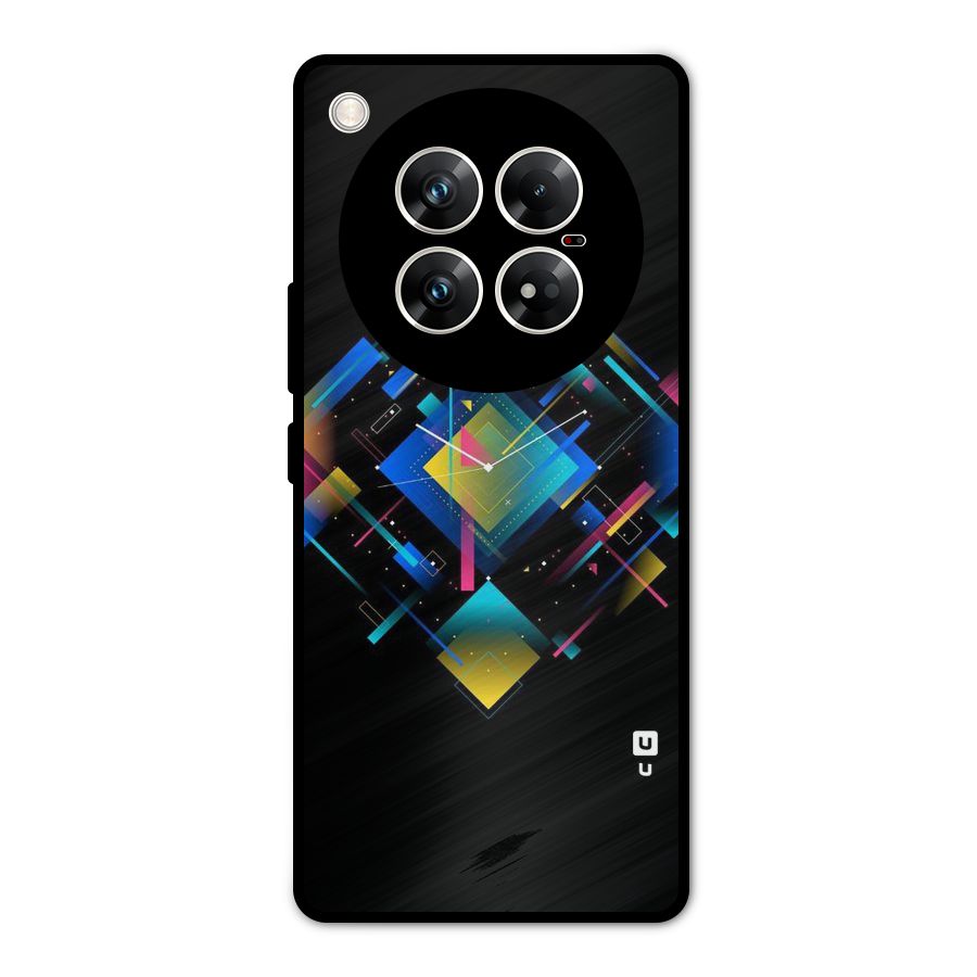 Abstract Clock Metal Back Case for Infinix Zero 40 5G