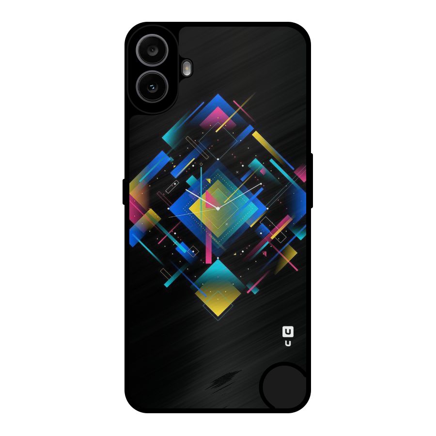 Abstract Clock Metal Back Case for Nothing CMF Phone 1