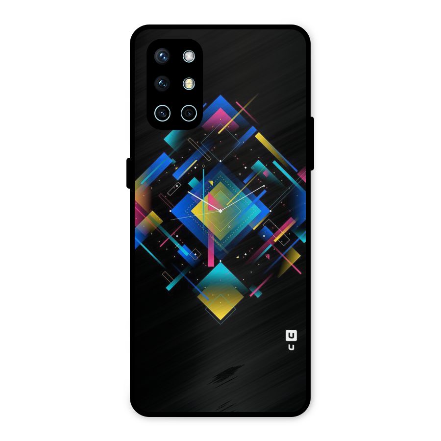 Abstract Clock Metal Back Case for OnePlus 9R