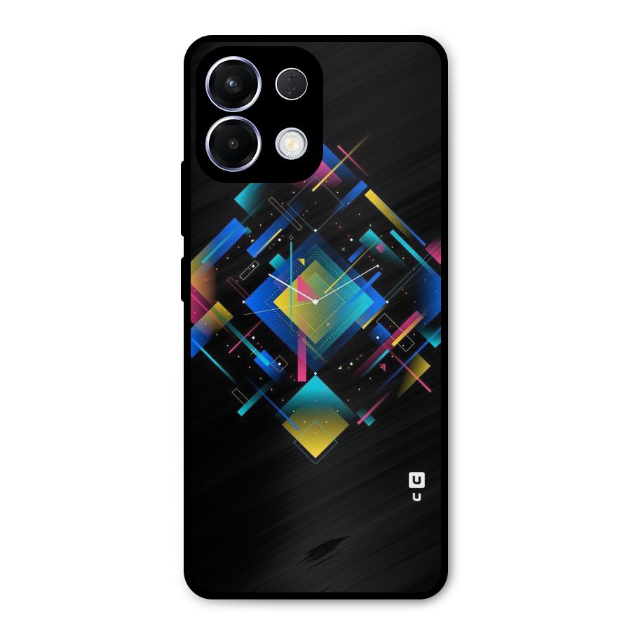 Abstract Clock Metal Back Case for Oppo K13