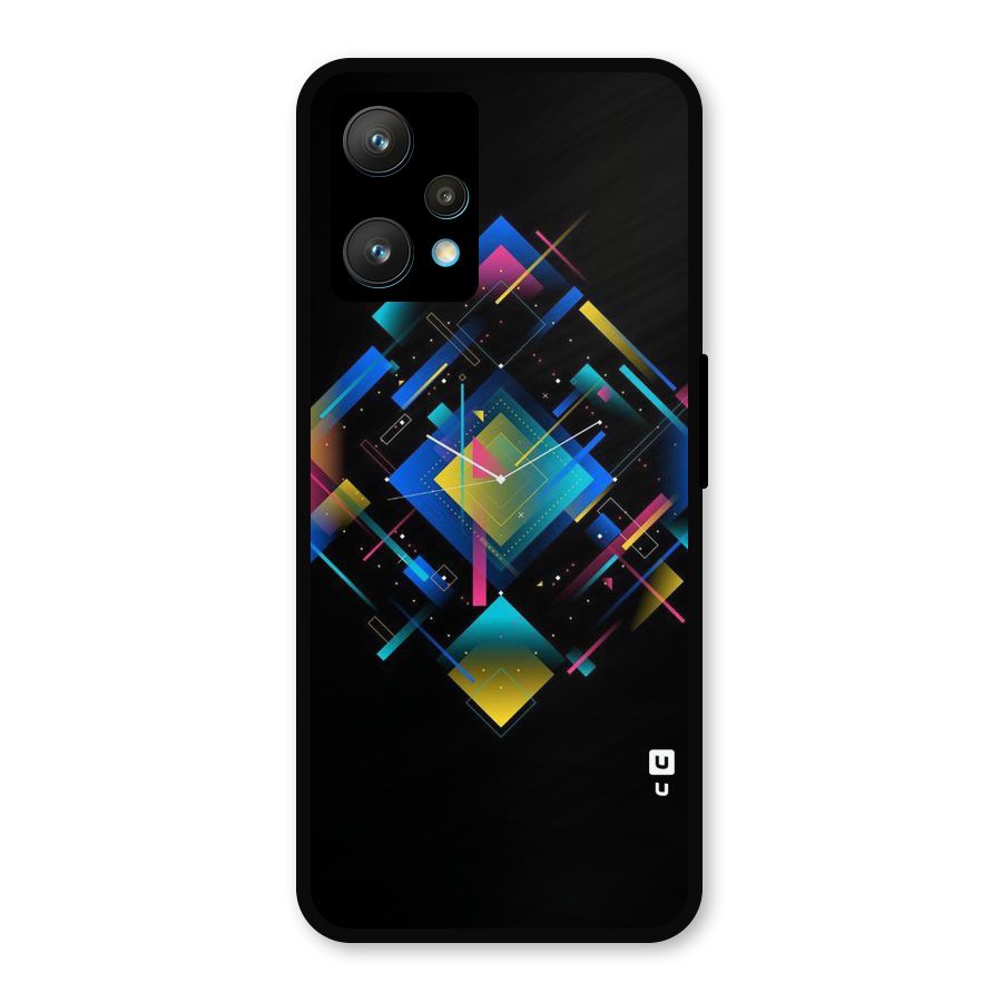 Abstract Clock Metal Back Case for Realme 9 Pro Plus 5G