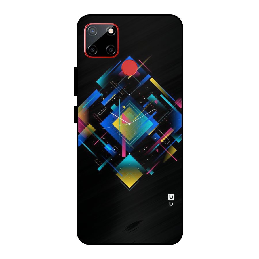 Abstract Clock Metal Back Case for Realme C12