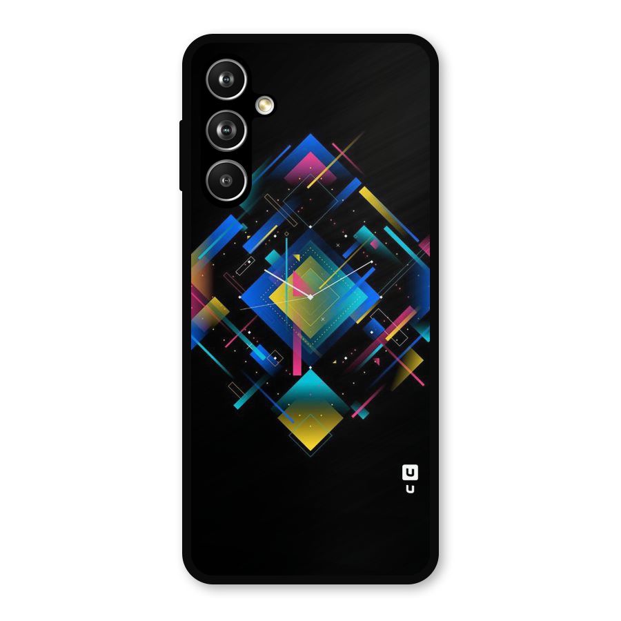 Abstract Clock Metal Back Case for Samsung Galaxy M54