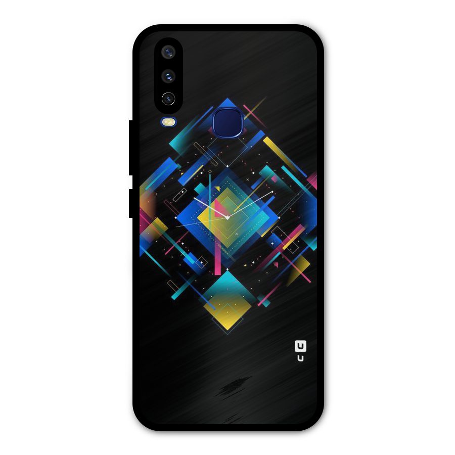 Abstract Clock Metal Back Case for Vivo V17