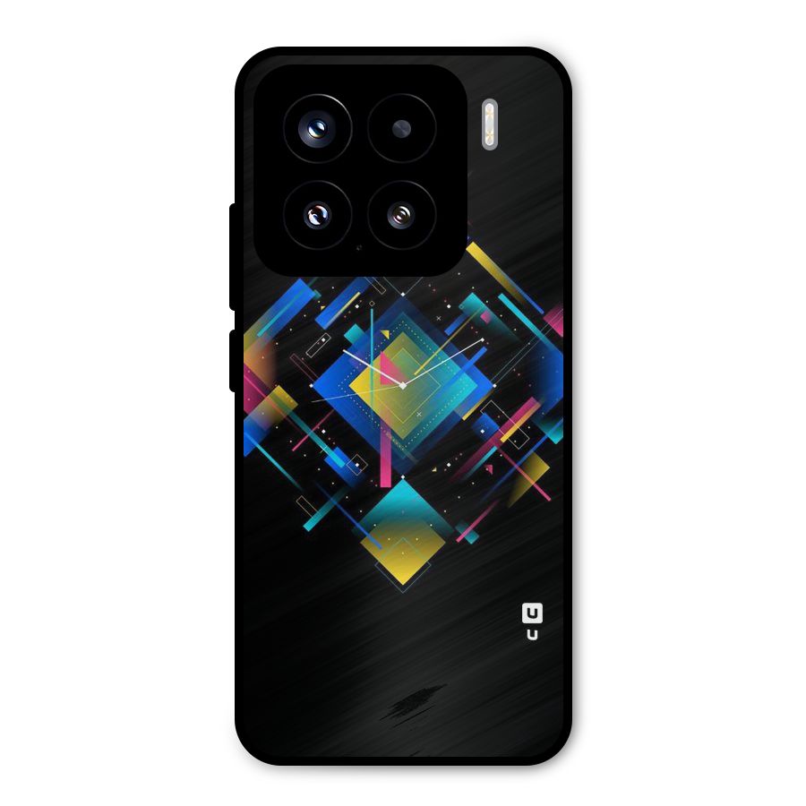 Abstract Clock Metal Back Case for Xiaomi 15