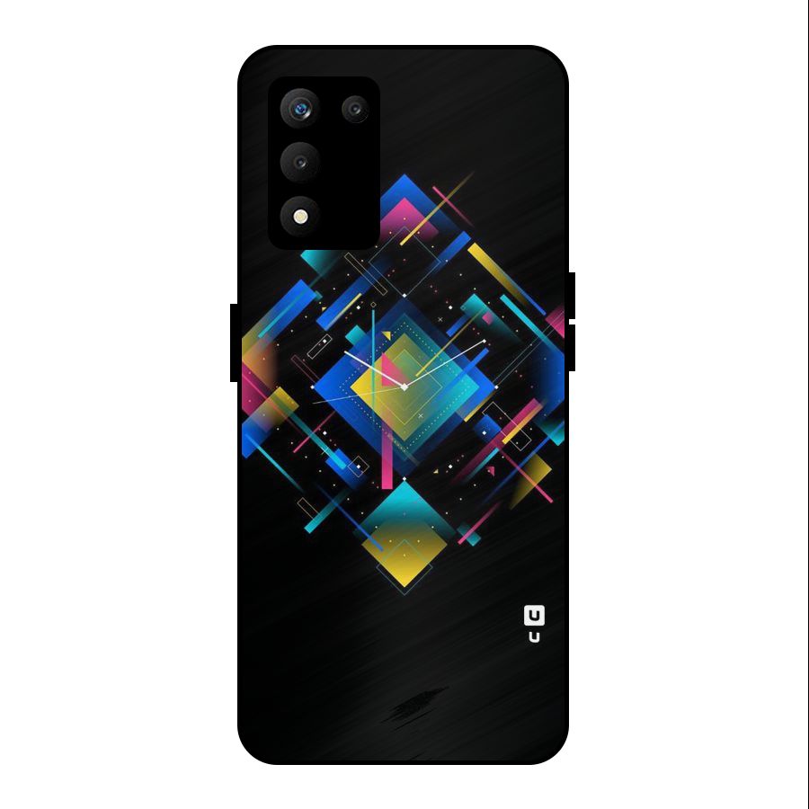 Abstract Clock Metal Back Case for realme 9 5G SE