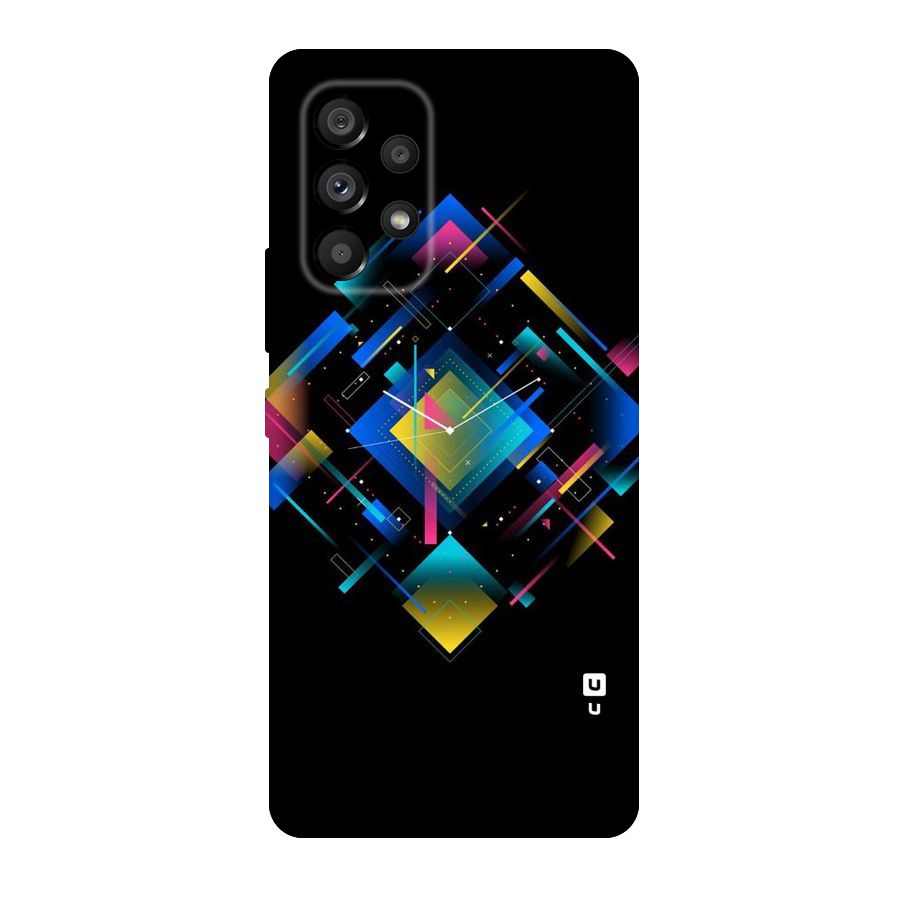 Abstract Clock Original Polycarbonate Back Case for Galaxy A53 5G