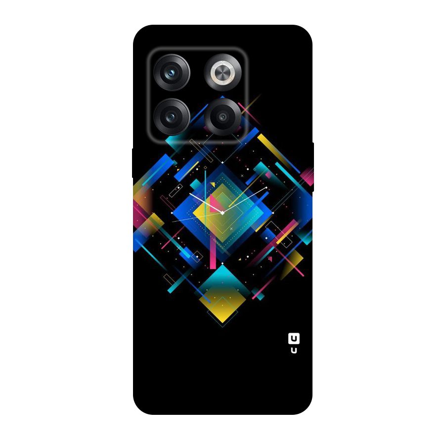 Abstract Clock Original Polycarbonate Back Case for OnePlus 10T