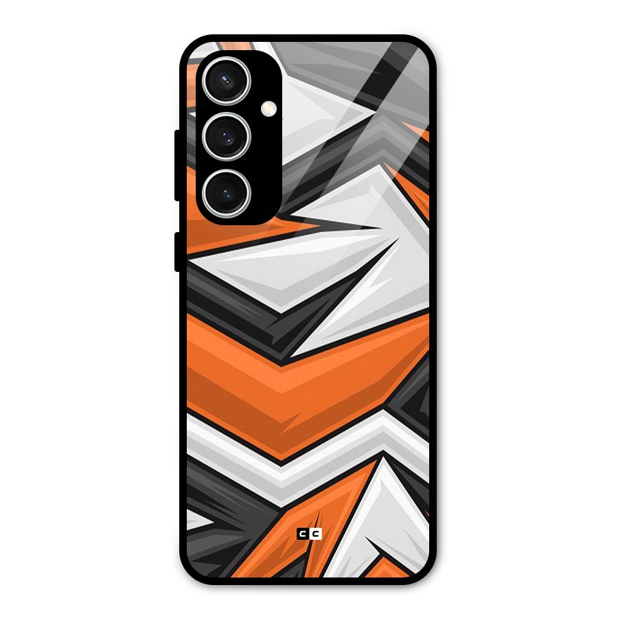 Abstract Comic Glass Back Case for Galaxy S23 FE