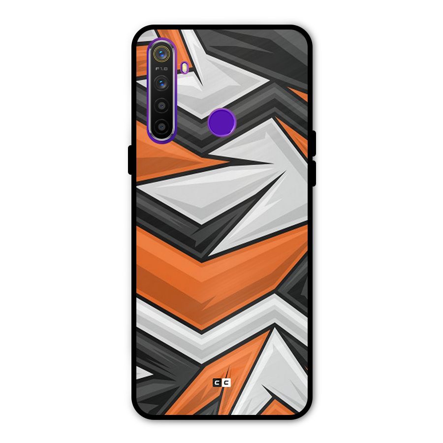 Abstract Comic Glass Back Case for Realme 5s
