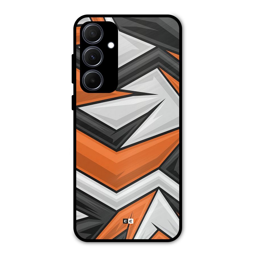 Abstract Comic Metal Back Case for Galaxy A35