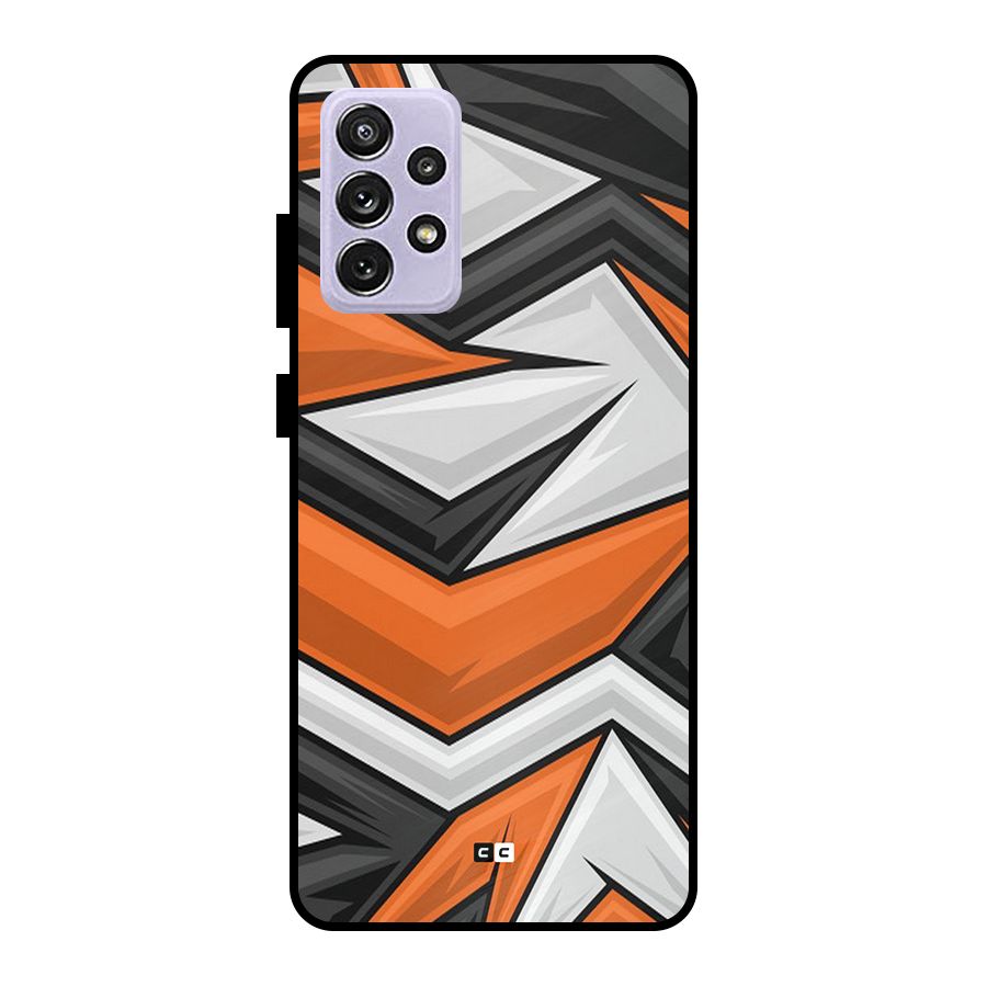 Abstract Comic Metal Back Case for Galaxy A72
