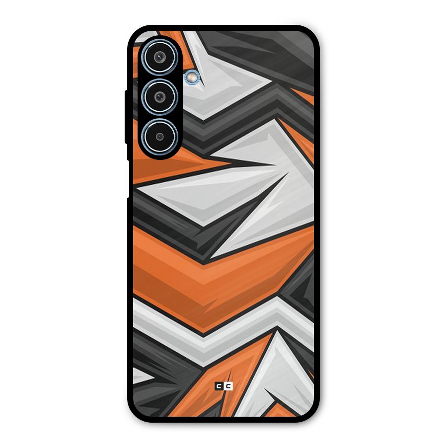 Abstract Comic Metal Back Case for Galaxy M35