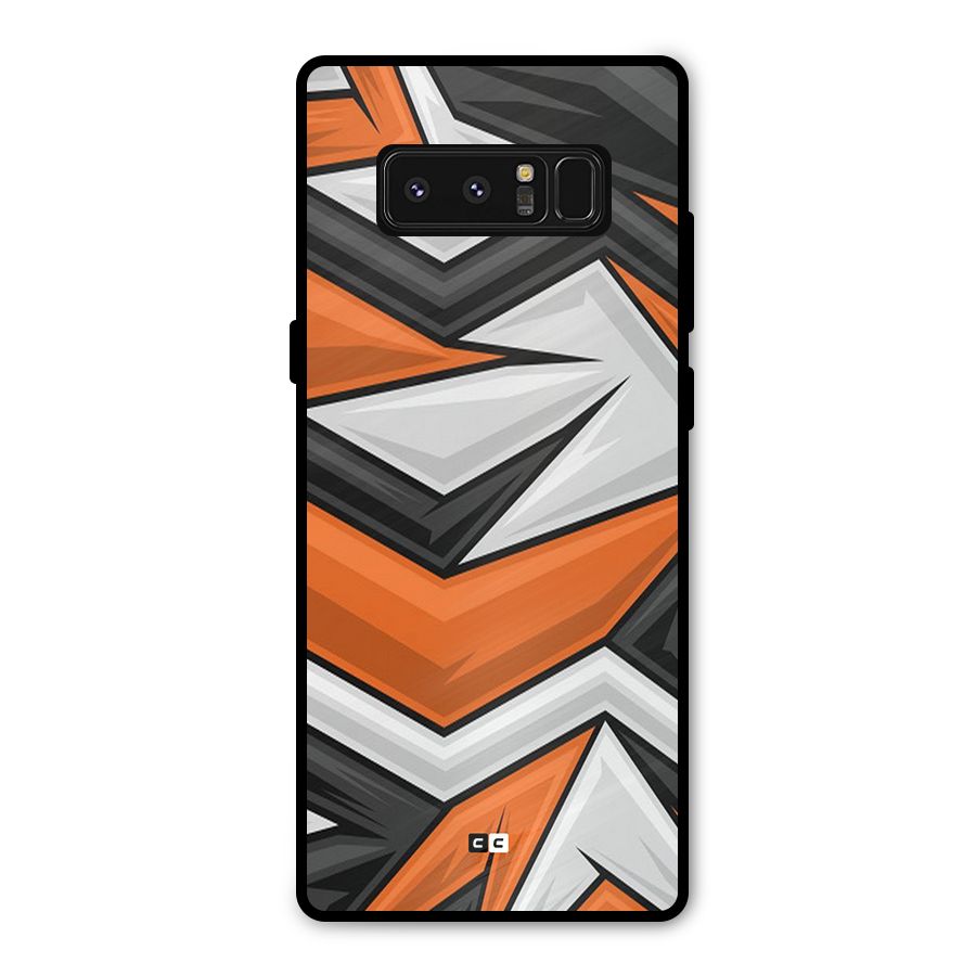 Abstract Comic Metal Back Case for Galaxy Note 8