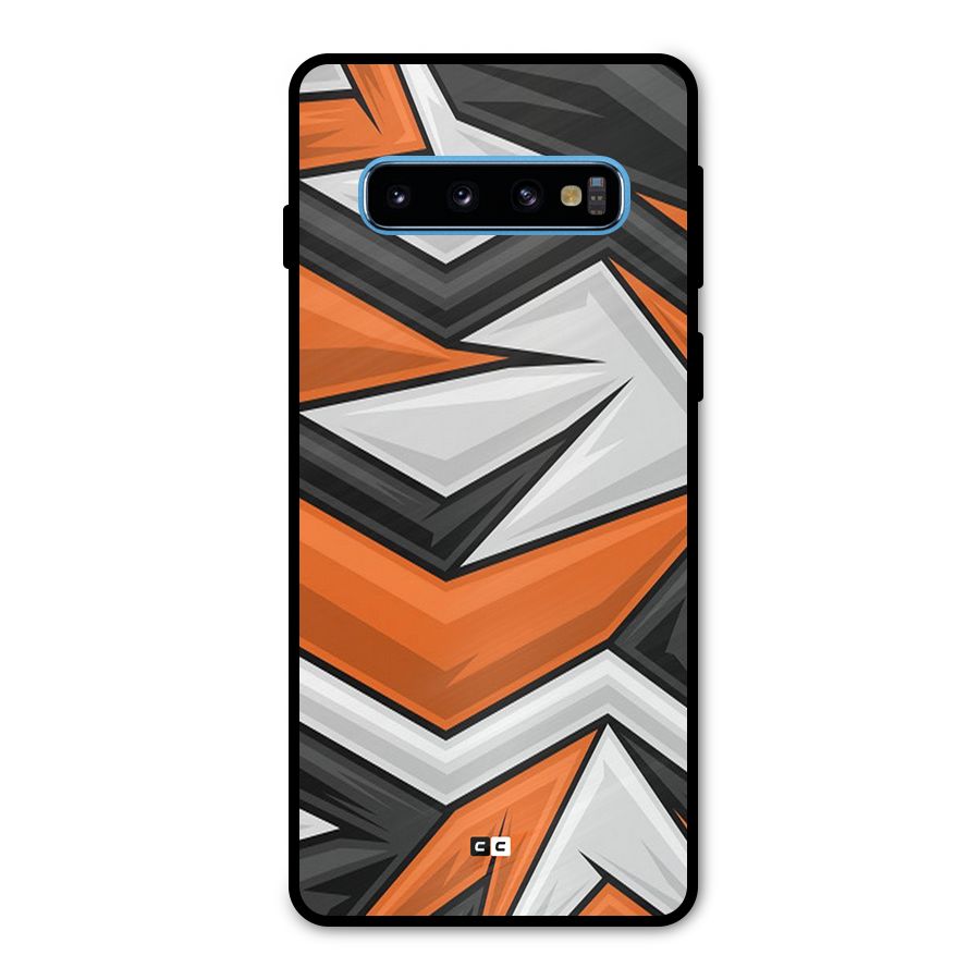 Abstract Comic Metal Back Case for Galaxy S10