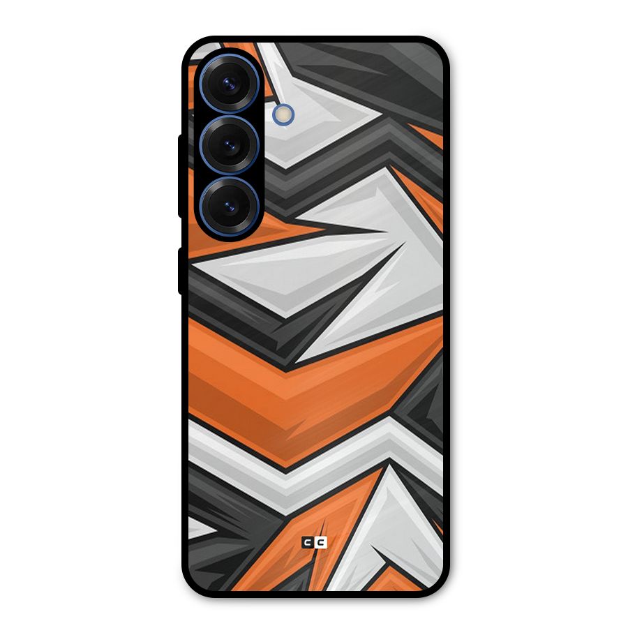 Abstract Comic Metal Back Case for Galaxy S25