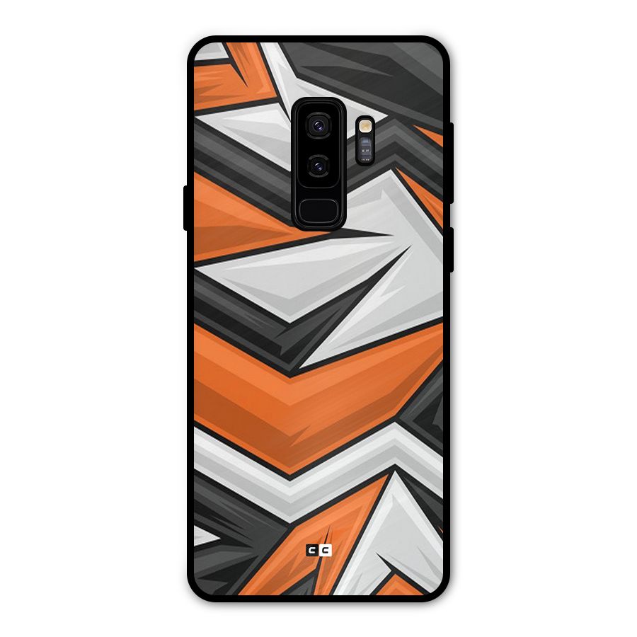 Abstract Comic Metal Back Case for Galaxy S9 Plus